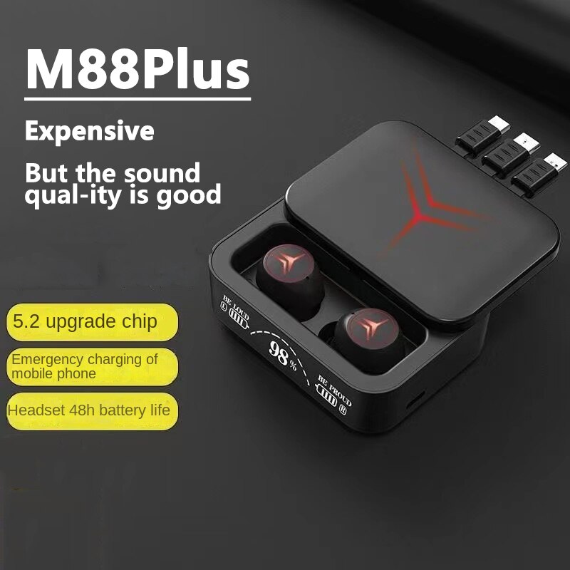 26- ✅ PulseTunes™ (Audífonos Bluetooth M88 Plus)